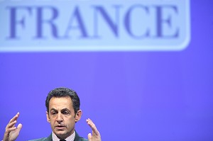 NICOLAS SARKOZY, PRESIDENT DE LA REPUBLIQUE, 91 EME CONGRES DES MAIRES ET PRESIDENTS DE COMMUNAUTES DE FRANCE 