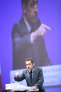 NICOLAS SARKOZY, PRESIDENT DE LA REPUBLIQUE, 91 EME CONGRES DES MAIRES ET PRESIDENTS DE COMMUNAUTES DE FRANCE 