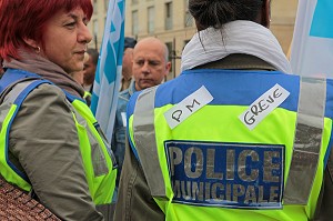MANIFESTATION NATIONALE DES POLICIERS MUNICIPAUX