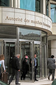 FACADE DU SIEGE DE L'AMF, AUTORITE DES MARCHES FINANCIERS 