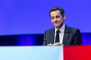 NICOLAS SARKOZY, PRESIDENT DE LA REPUBLIQUE LORS DE LA SEANCE SOLENNELLE D'OUVERTURE DU 93 EME CONGRES DES MAIRES ET DES PRESIDENTS DE COMMUNAUTES DE FRANCE 