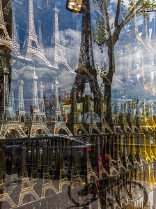 TOURS EIFFEL MINIATURES, PARIS (75), ILE-DE-FRANCE, FRANCE 