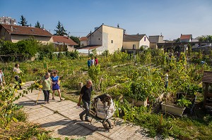 PROJET DE JARDIN EXPERIMENTAL R-UBAN PAR L'ATELIER D'ARCHITECTURE AUTOGEREE (AAA), COLOMBES (92) HAUTS-DE-SEINE, FRANCE 