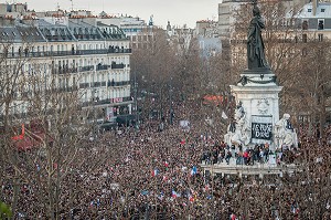 DEFILE CONTRE LE TERRORISME, MARCHE REPUBLICAINE 