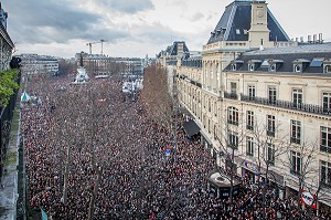 DEFILE CONTRE LE TERRORISME, MARCHE REPUBLICAINE 