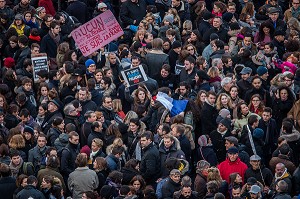 DEFILE CONTRE LE TERRORISME, MARCHE REPUBLICAINE 