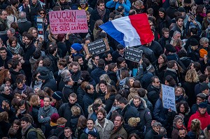 DEFILE CONTRE LE TERRORISME, MARCHE REPUBLICAINE 