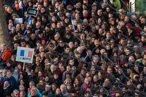 DEFILE CONTRE LE TERRORISME, MARCHE REPUBLICAINE 