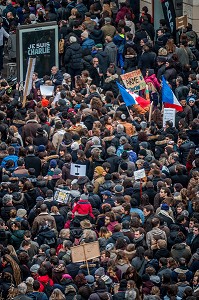 DEFILE CONTRE LE TERRORISME, MARCHE REPUBLICAINE 