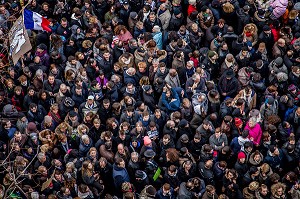 DEFILE CONTRE LE TERRORISME, MARCHE REPUBLICAINE 