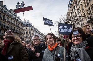 DEFILE CONTRE LE TERRORISME, MARCHE REPUBLICAINE 