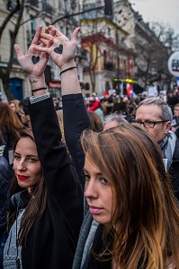 DEFILE CONTRE LE TERRORISME, MARCHE REPUBLICAINE 