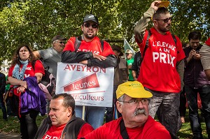 MANIFESTATION AGRICULTEURS A PARIS 