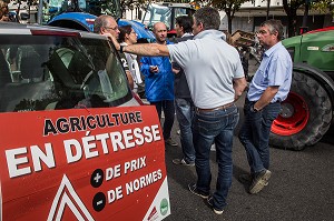 MANIFESTATION AGRICULTEURS A PARIS 