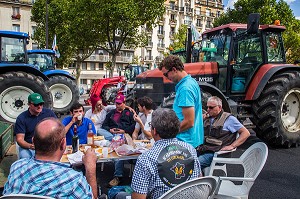 MANIFESTATION AGRICULTEURS A PARIS 