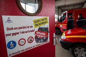 SENSIBILISATION A LA PREVENTION ROUTIERE POUR LES SAPEURS POMPIERS