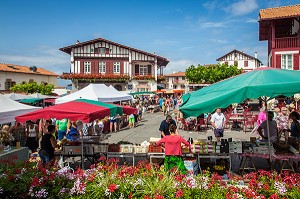 ILLUSTRATION PAYS BASQUE, (64) PYRENEES-ATLANTIQUES, AQUITAINE, FRANCE 