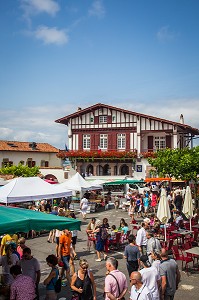 ILLUSTRATION PAYS BASQUE, (64) PYRENEES-ATLANTIQUES, AQUITAINE, FRANCE 
