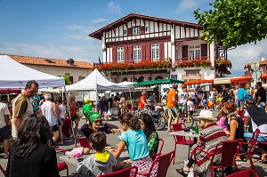 ILLUSTRATION PAYS BASQUE, (64) PYRENEES-ATLANTIQUES, AQUITAINE, FRANCE 