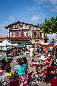 ILLUSTRATION PAYS BASQUE, (64) PYRENEES-ATLANTIQUES, AQUITAINE, FRANCE 