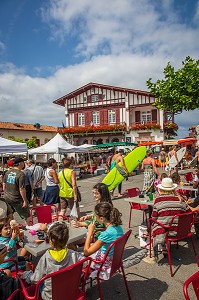 ILLUSTRATION PAYS BASQUE, (64) PYRENEES-ATLANTIQUES, AQUITAINE, FRANCE 