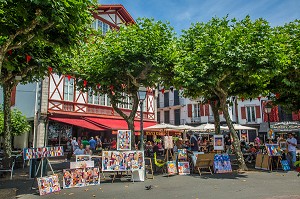 ILLUSTRATION PAYS BASQUE, (64) PYRENEES-ATLANTIQUES, AQUITAINE, FRANCE 