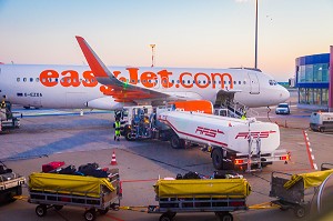 ILLUSTRATION COMPAGNIE LOW COST, EASY JET, BERLIN ALLEMAGNE