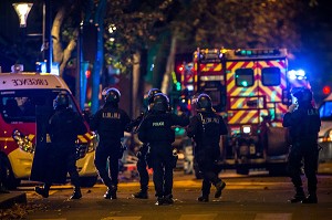 ATTENTAT DE PARIS AU BATACLAN COMMIS PAR DES MEMBRES DE DAESH, ETAT ISLAMIQUE, 11 EME ARRONDISSEMENT, PARIS (75), ILE DE FRANCE, FRANCE 