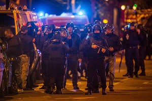 ATTENTAT DE PARIS AU BATACLAN COMMIS PAR DES MEMBRES DE DAESH, ETAT ISLAMIQUE, 11 EME ARRONDISSEMENT, PARIS (75), ILE DE FRANCE, FRANCE 