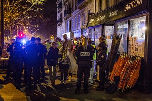 ATTENTAT DE PARIS AU BATACLAN COMMIS PAR DES MEMBRES DE DAESH, ETAT ISLAMIQUE, 11 EME ARRONDISSEMENT, PARIS (75), ILE DE FRANCE, FRANCE 