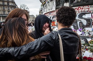 ATTENTATS DE PARIS, COMMIS PAR DES MEMBRES DE DAESH, ETAT ISLAMIQUE, 11 EME ARRONDISSEMENT, PARIS (75), ILE DE FRANCE, FRANCE 