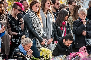 ATTENTATS DE PARIS, COMMIS PAR DES MEMBRES DE DAESH, ETAT ISLAMIQUE, 11 EME ARRONDISSEMENT, PARIS (75), ILE DE FRANCE, FRANCE 