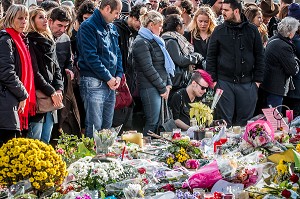 ATTENTATS DE PARIS, COMMIS PAR DES MEMBRES DE DAESH, ETAT ISLAMIQUE, 11 EME ARRONDISSEMENT, PARIS (75), ILE DE FRANCE, FRANCE 