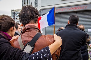 ATTENTATS DE PARIS, COMMIS PAR DES MEMBRES DE DAESH, ETAT ISLAMIQUE, 11 EME ARRONDISSEMENT, PARIS (75), ILE DE FRANCE, FRANCE 