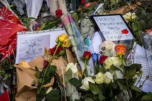 ATTENTATS DE PARIS, COMMIS PAR DES MEMBRES DE DAESH, ETAT ISLAMIQUE, 11 EME ARRONDISSEMENT, PARIS (75), ILE DE FRANCE, FRANCE 