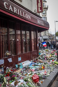 ATTENTATS DE PARIS, COMMIS PAR DES MEMBRES DE DAESH, ETAT ISLAMIQUE, 11 EME ARRONDISSEMENT, PARIS (75), ILE DE FRANCE, FRANCE 