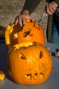 CITROUILLE JACK O'LANTERN, HALLOWEEN 