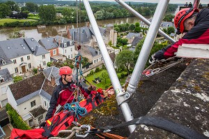 EXERCICE GRIMP, GROUPE  DE RECHERCHE ET D'INTERVENTION EN MILIEUX PERILLEUX, SAPEURS POMPIERS 