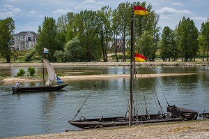 LA LOIRE AU FIL DE L'EAU, (45) LOIRET, REGION CENTRE VAL DE LOIRE, FRANCE 