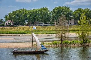 LA LOIRE AU FIL DE L'EAU, (45) LOIRET, REGION CENTRE VAL DE LOIRE, FRANCE 