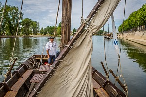 LA LOIRE AU FIL DE L'EAU, (45) LOIRET, REGION CENTRE VAL DE LOIRE, FRANCE 