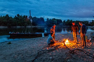 LA LOIRE AU FIL DE L'EAU, LOIR ET CHER, (41), REGION CENTRE VAL DE LOIRE, FRANCE 