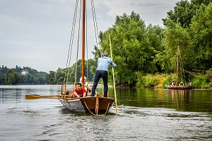 LA LOIRE AU FIL DE L'EAU, INDRE ET LOIRE, (37), REGION CENTRE VAL DE LOIRE, FRANCE 