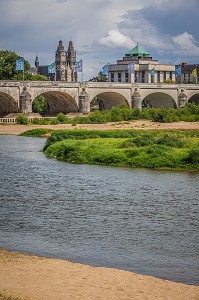 LA LOIRE AU FIL DE L'EAU, INDRE ET LOIRE, (37), REGION CENTRE VAL DE LOIRE, FRANCE 