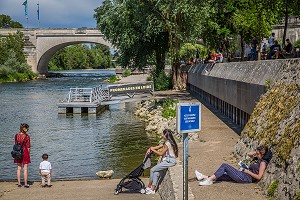 LA LOIRE AU FIL DE L'EAU, INDRE ET LOIRE, (37), REGION CENTRE VAL DE LOIRE, FRANCE 