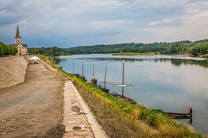 LA LOIRE AU FIL DE L'EAU, INDRE ET LOIRE, (37), REGION CENTRE VAL DE LOIRE, FRANCE 