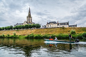 LA LOIRE AU FIL DE L'EAU, INDRE ET LOIRE, (37), REGION CENTRE VAL DE LOIRE, FRANCE