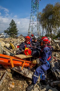 SAPEURS POMPIERS, SAUVETAGE DEBLAIEMENT 