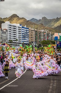 CARNAVAL DE SANTA CRUZ DE TENERIFE, ILE DE TENERIFE, ILES CANARIES, ESPAGNE 