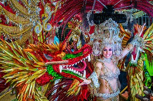 CARNAVAL DE SANTA CRUZ DE TENERIFE, ILE DE TENERIFE, ILES CANARIES, ESPAGNE 